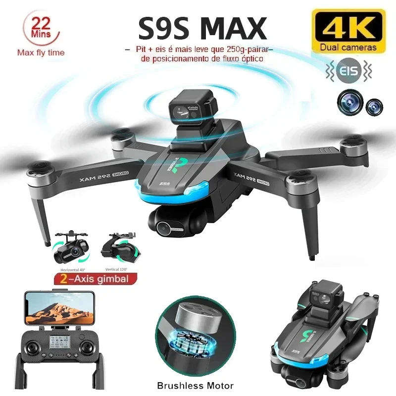 NEW S9S MAX MINI Drone 4K 2-Ax - Drone Rc App review and price