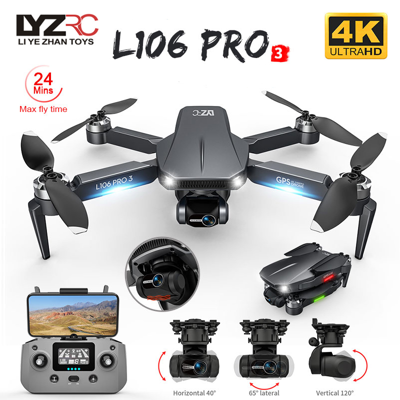 L106 Pro 3 Drone 5G WIFI FPV F - Drone Rc Foldable review and price