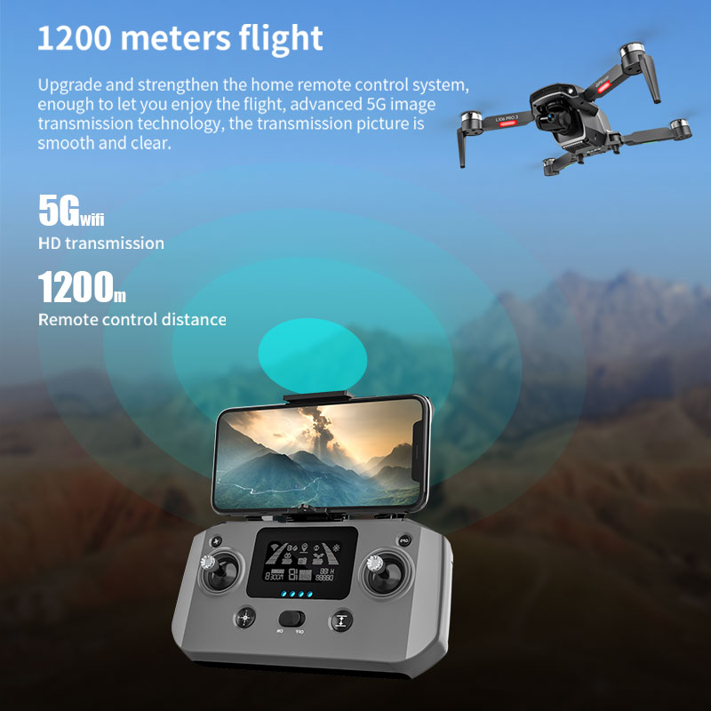L106 Pro 3 Drone 5G WIFI FPV F - Drone Rc Foldable review and price