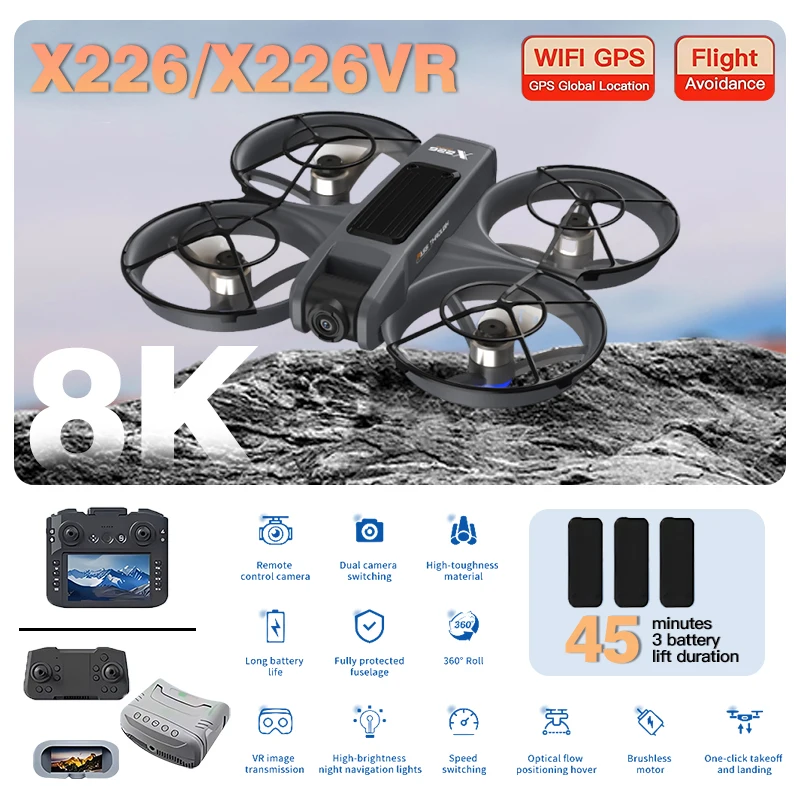 Original X226/X226VR GPS Folda - Drone Rc X226 review and price